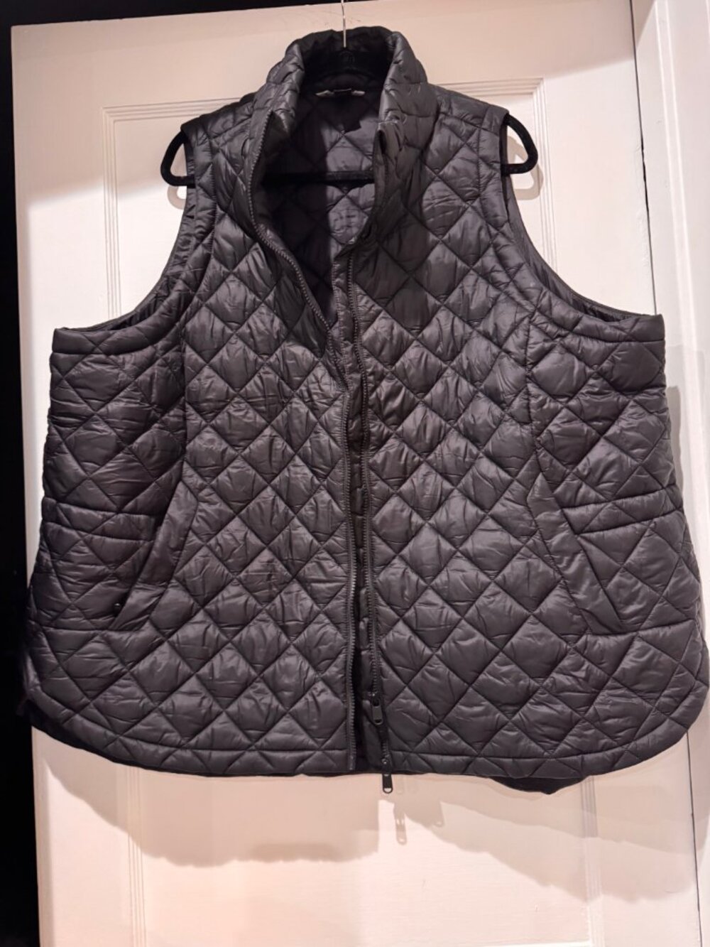 Black Athleta Women's 3x Puffer Vest EUC